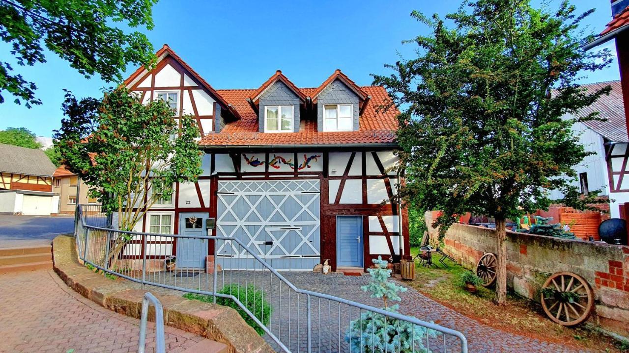 Zur Krone - Ferienhaus 3 Widdershausen エクステリア 写真