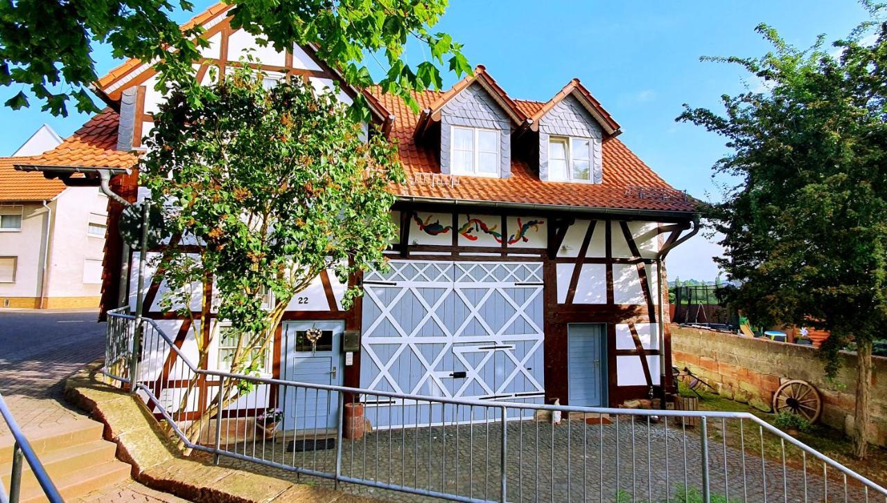 Zur Krone - Ferienhaus 3 Widdershausen エクステリア 写真